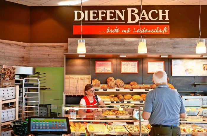Diefenbach in Ditzingen schließt: Nach Aus: Die rote Bäckerei wird gelb