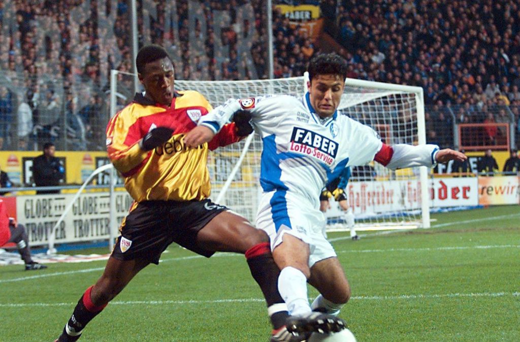 Pablo Thiam: Im Jahr 2001 zog es Pablo Thiam (im Foto links) von Stuttgart nach München. An diesem Transfer verdiente der VfB allerdings keine müde Mark. In Wolfsburg hatte Thiam später dann seine wohl stärkste Karrierephase.