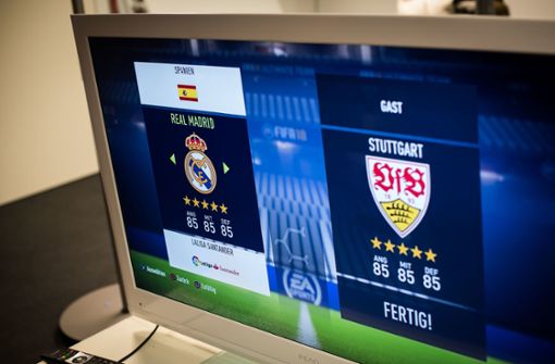 Die Abteilung eSport des VfB Stuttgart veranstaltet ein Fifa-Turnier. Foto: Lichtgut/Max Kovalenko/Lichtgut/Max Kovalenko