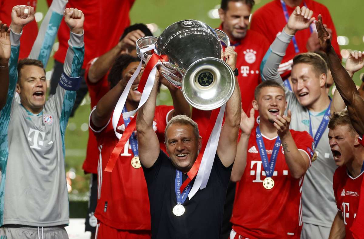 Platz 9: Es war die Liebe auf den zweiten Blick zwischen dem FC Bayern und Hansi Flick. Seit 1 Jahr und 4 Monaten gehören sie zusammen.