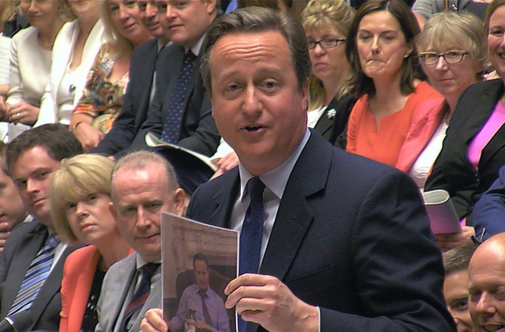 David Cameron absolvierte eine letzte Sitzung als Premier im Unterhaus. Foto: AP