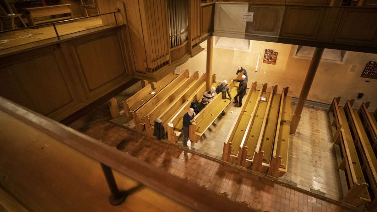 Sanierung der Stiftskirche Backnang: Skelette in Kirchenschiff gefunden