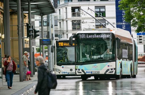 Die Esslinger Oberleitungsbusse sind nicht nur geschichtsträchtig, sondern auch zukunftsweisend. Die Chancen stehen gut, dass 2024  im Stadtgebiet kein Dieselbus mehr fährt. Foto: Ines Rudel