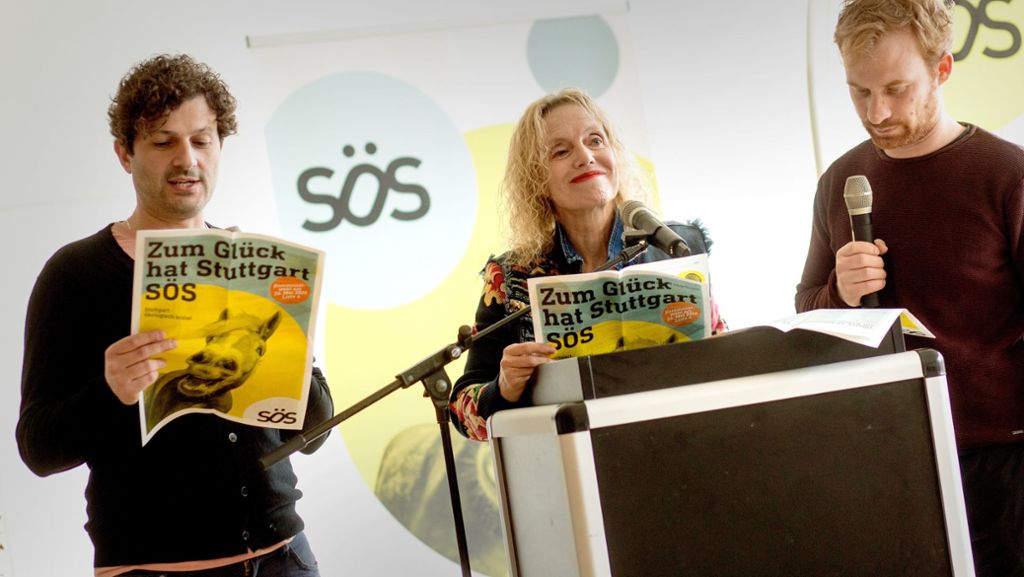  Das Bündnis Stuttgart ökologisch sozial (SÖS) hat sein Kommunalwahlprogamm vorgestellt: Auf der Agenda stehen unter anderem kostenfreie Kitas, die „Beerdigung“ von Stuttgart 21 „beerdigen“,sowie mehr Einsatz für den Klimaschutz. 