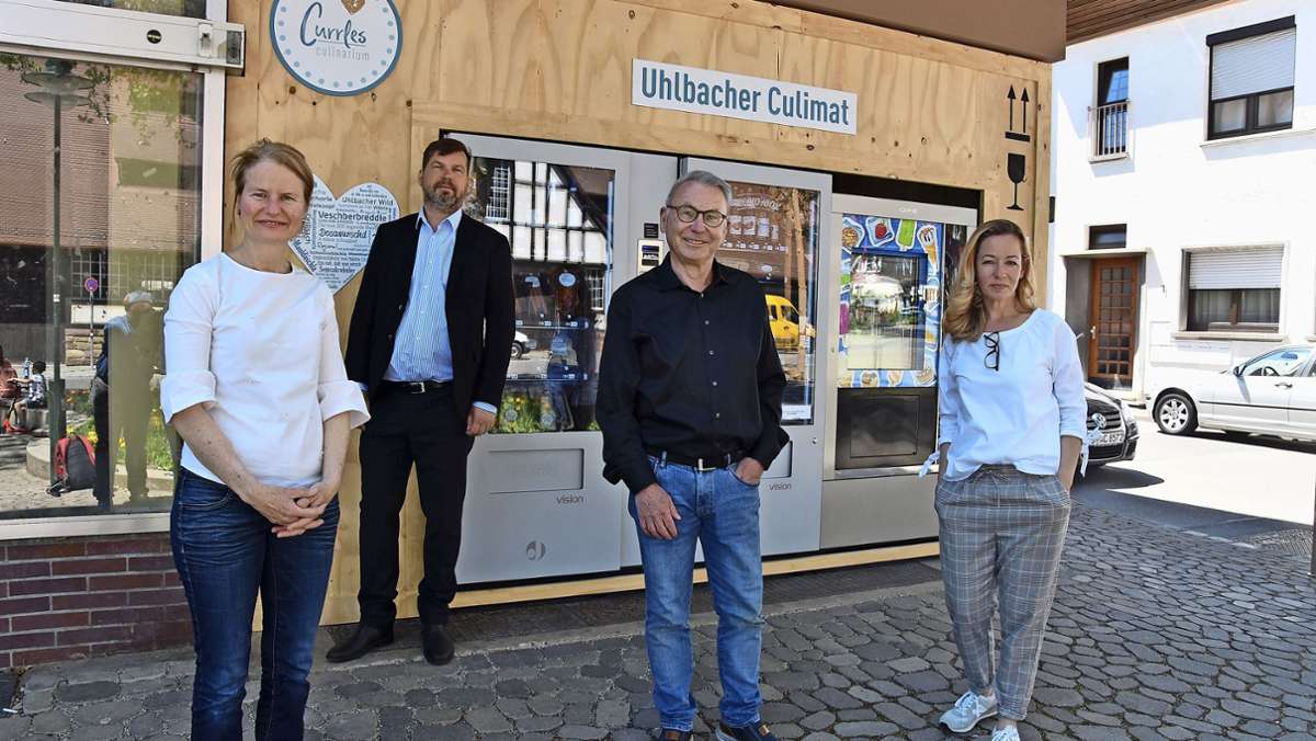 Ortskernbelebung in Uhlbach: Zum Einkaufen zum Automaten