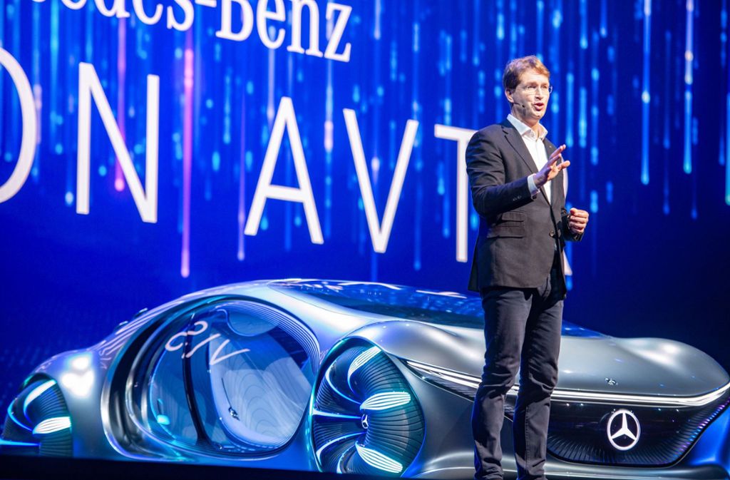 Daimler-Vorstandschef Ola Källenius präsentierte den Vision AVTR bei der CES in Las Vegas.