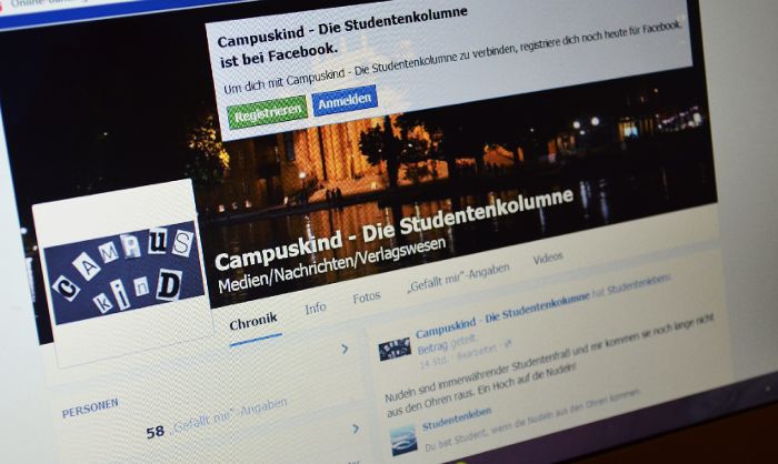 Campuskind - Die Studenten-Kolumne: Facebook - aber nicht auf dem Klo
