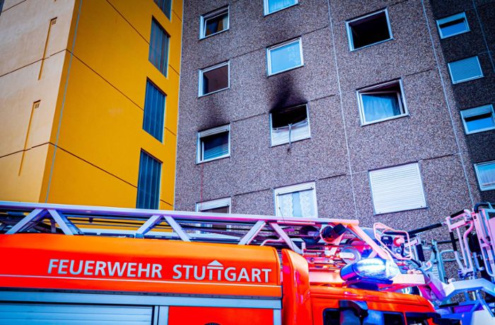 Brand in Stuttgart-Botnang: Küche geht beim Pommes Frittieren in Flammen auf