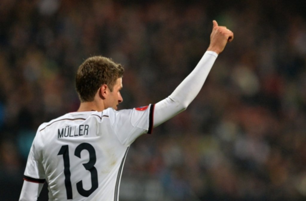 Thomas Müller trägt die Rückennummer 13.