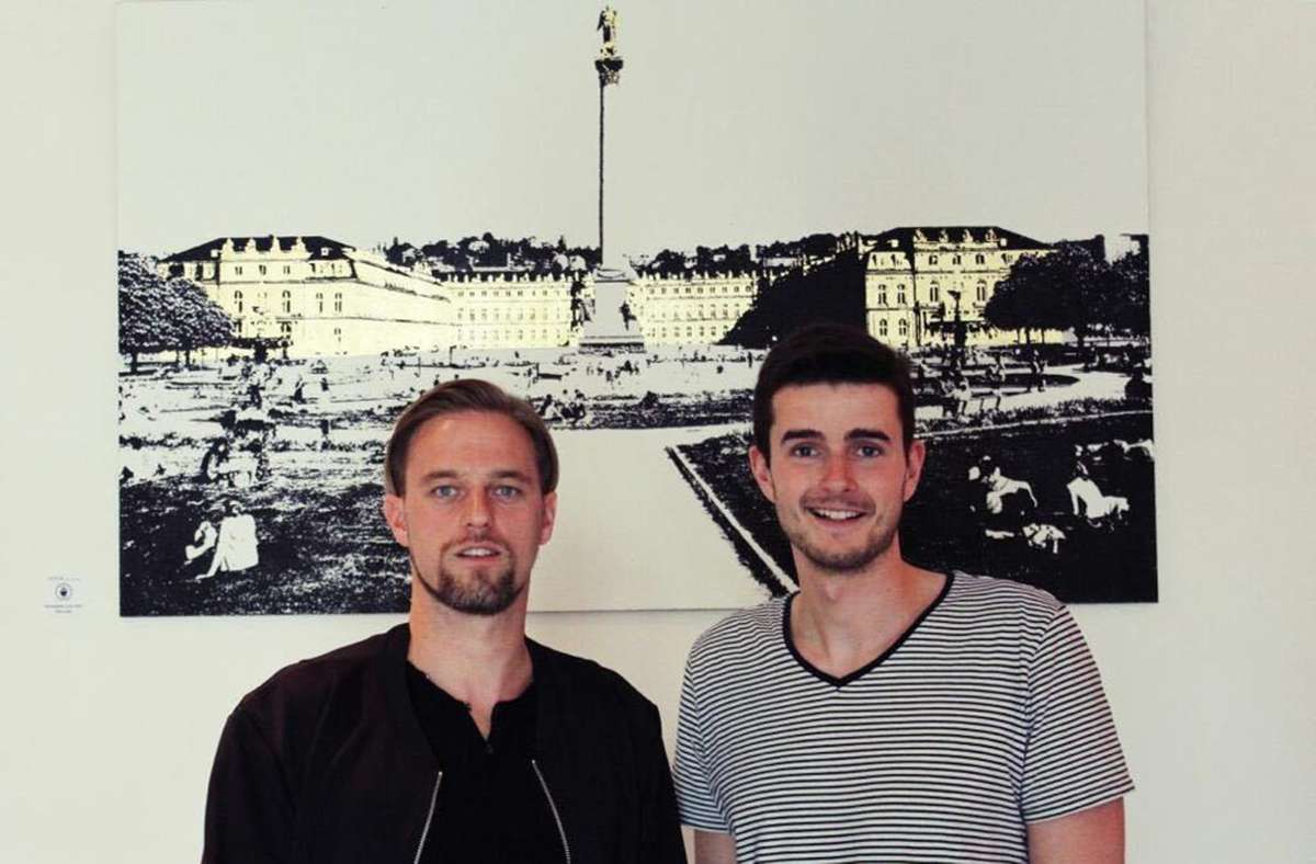 Vor fünf Jahren haben Hildebrand und Bengel bei der ersten Ausstellung in Stuttgart kennen gelernt – seitdem sind sie Buddies.