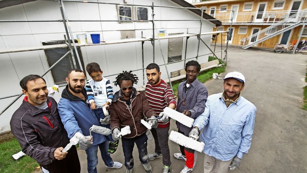 Engagierte Asylbewerber in Hemmingen: Flüchtlinge werden zu Malern