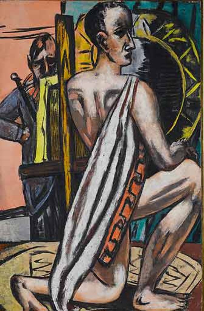 Max Beckmann: "Akademie Modell I", 1944, Öl auf Leinwand