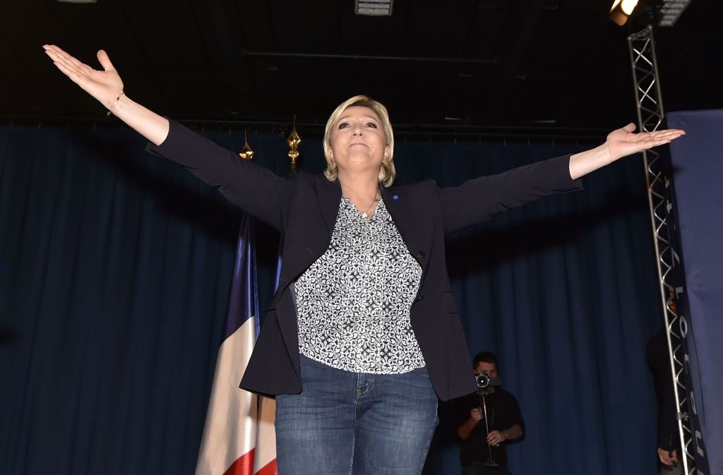Frankreichs Staatschef François Hollande hat vor einem Sieg der rechtsextremen Kandidatin Marine Le Pen bei den Präsidentschaftswahlen gewarnt. Foto: AFP