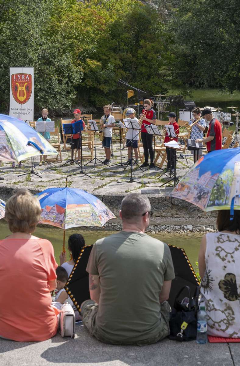 Das Seebühnen-Konzert des Musikvereins Lyra im Stadtpark