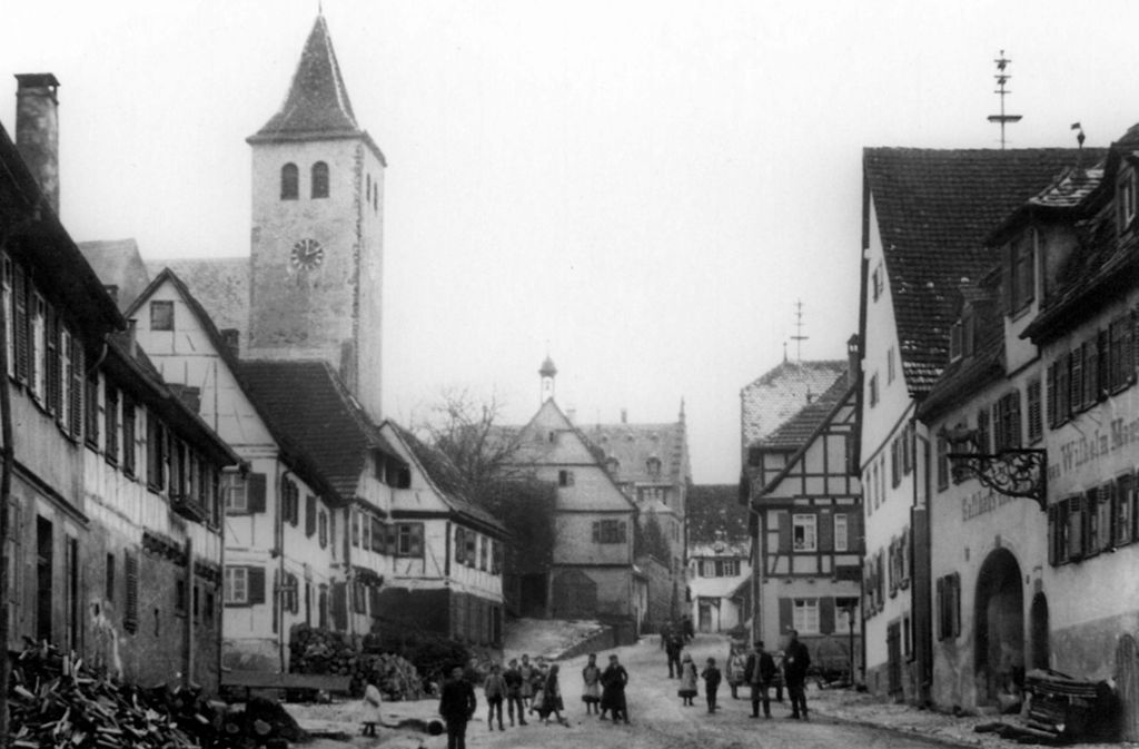 Das Dorf im Jahr 1914