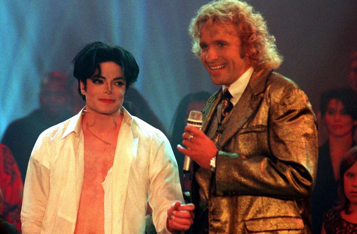Auch Michael Jackson war mal bei „Wetten, dass...?“ zu Gast – und sorgte mit seinem unvergessenen Auftritt für eine Rekordquote. Foto: dpa/Achim Scheidemann