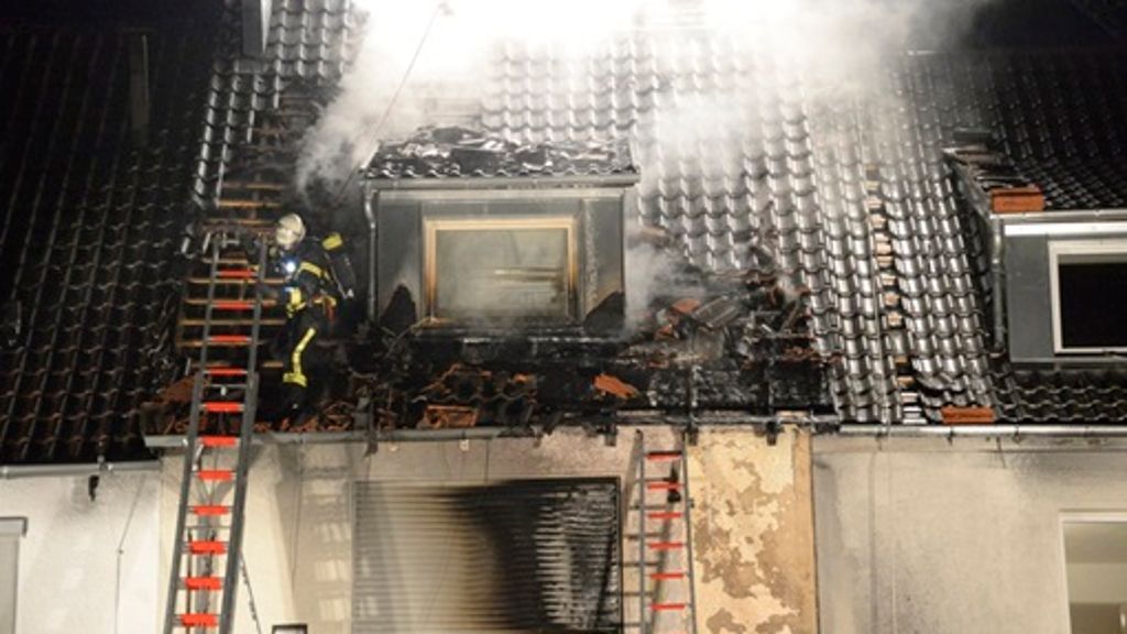 Stuttgart-Hedelfingen: Zwei Verletzte bei Brand in Wohnhaus