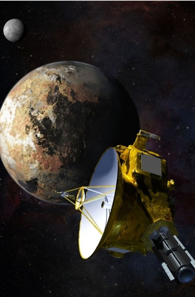Am 14. Juli 2015 erreichte New Horizons als erste Raumsonde Pluto.