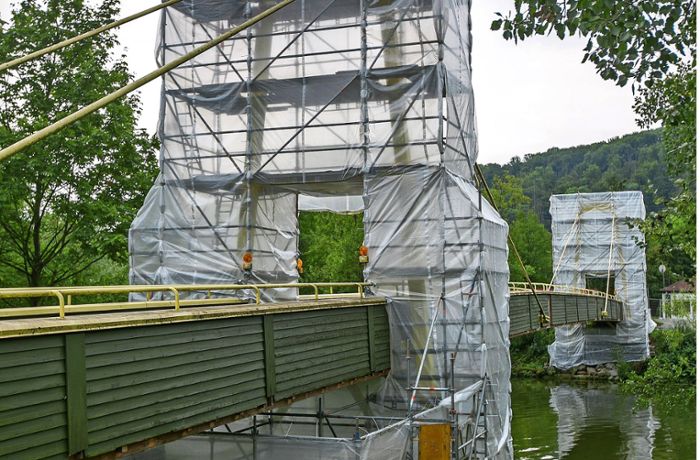 Steg in  Oberesslingen wird saniert: Erschwerter Zugang zur Neckarinsel