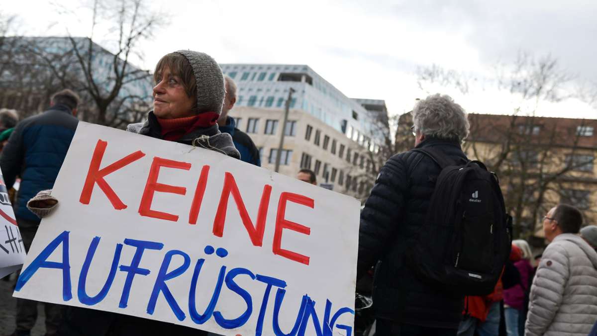 Demo in Stuttgart für Frieden in Ukraine: Angst vor Einsatz von Atomwaffen