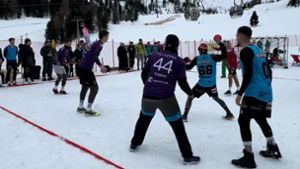 Schwäbisches Handball-Duell auf Schnee