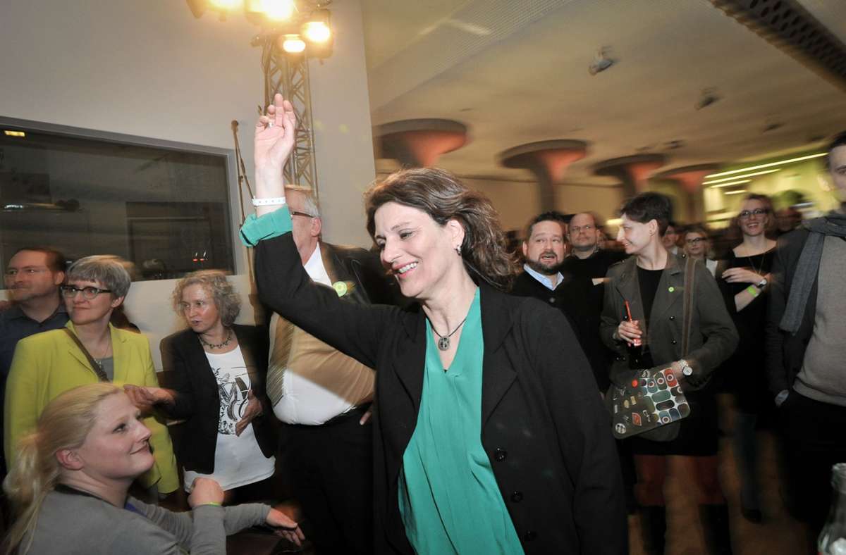 Nach der Wahl 2016: Brigitte Lösch hat es wieder geschafft, zum vierten Mal zieht sie in den Landtag ein.