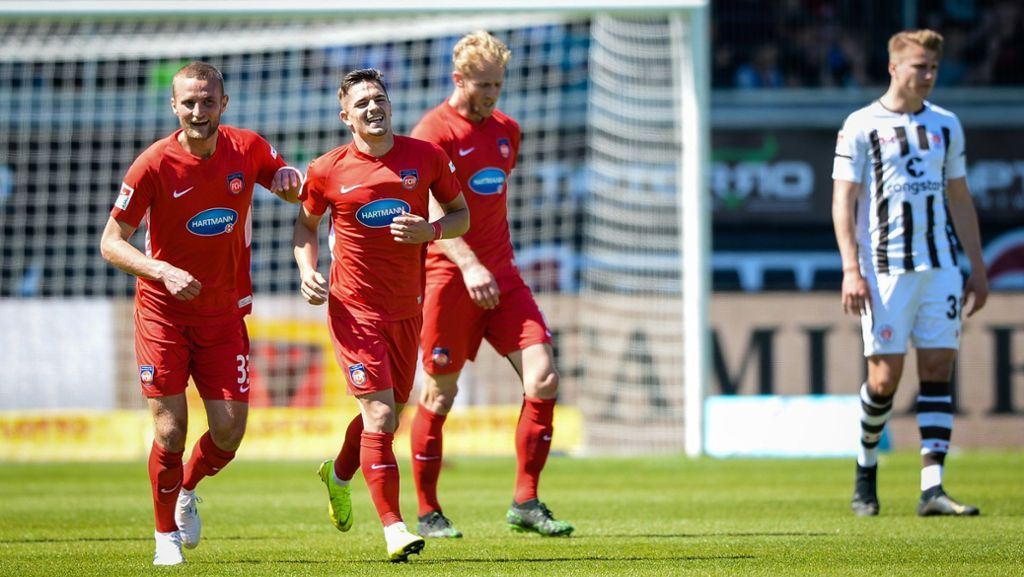 Nach Sieg gegen FC St. Pauli: 1. FC Heidenheim träumt von der ersten Bundesliga