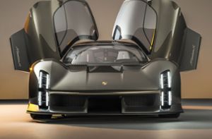 Supersportwagen Mission X: Porsche präsentiert Elektroboliden mit Flügeltüren für Rekordfahrten