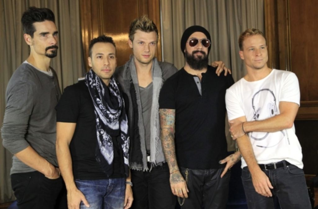 Die Backstreet Boys (von links): Kevin Richardson, Howie Dorough, Nick Carter, A.J. Maclean and Brian Littrell