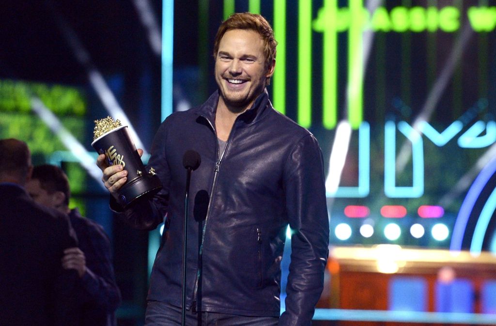 Chris Pratt hat den Award als bester Action-Darsteller in “Jurassic World” erhalten.