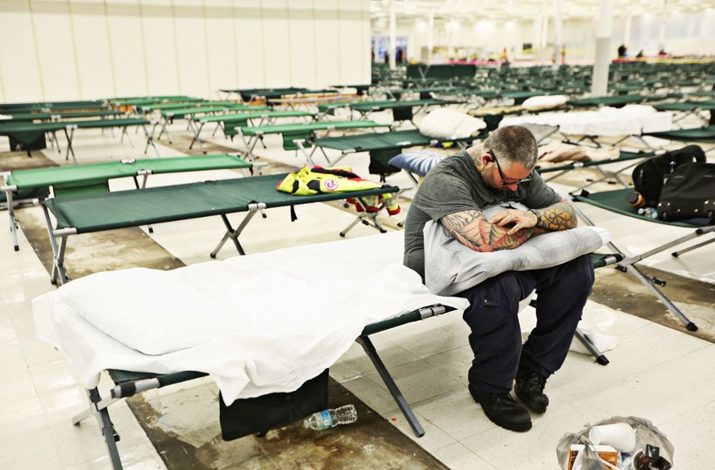 Allein 20 000 fanden Unterschlupf in den 150 Notunterkünften North Carolinas.