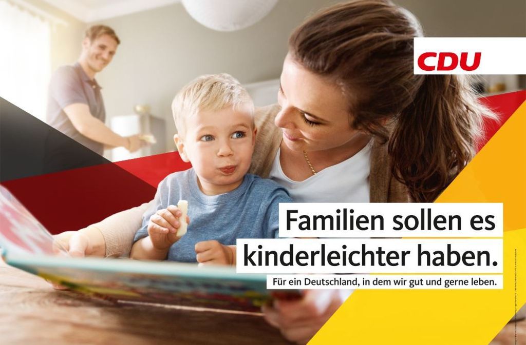 Familie und Kinder seien das „Fundament der Gesellschaft“, schreibt die Partei, doch CDU/CSU lockern im Wahlprogramm das konservative Familienbild auf.