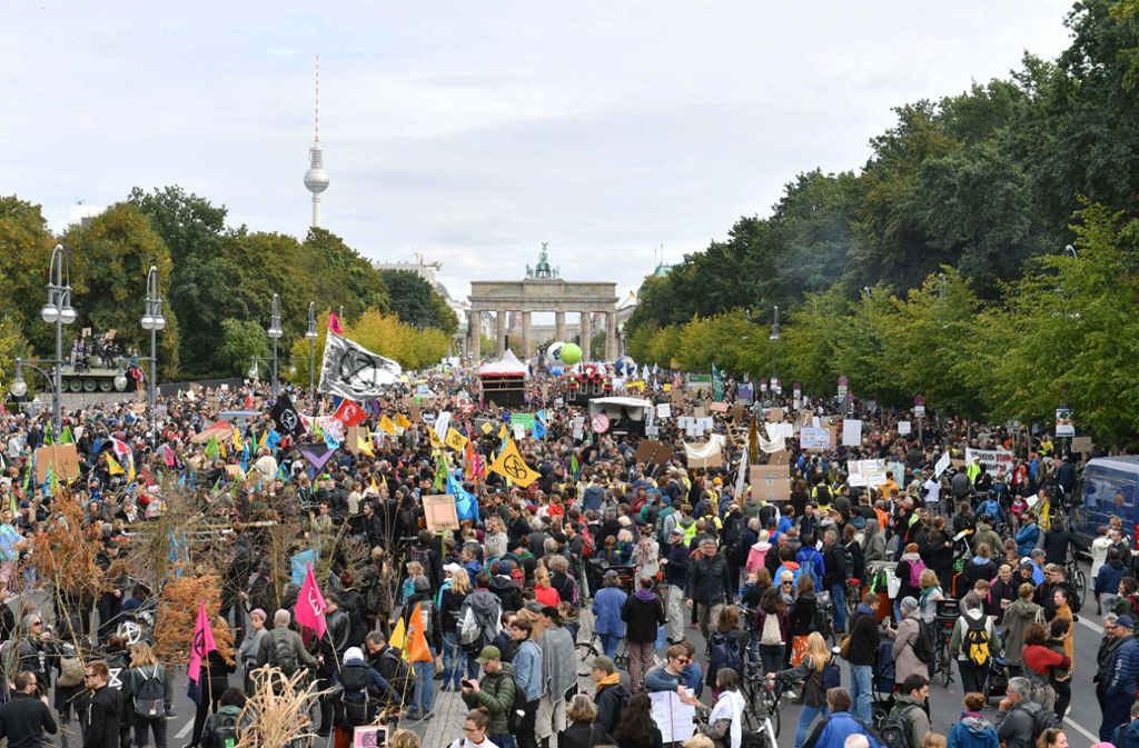 Die größten Proteste fanden indes in Deutschland statt – wie hier in Berlin.