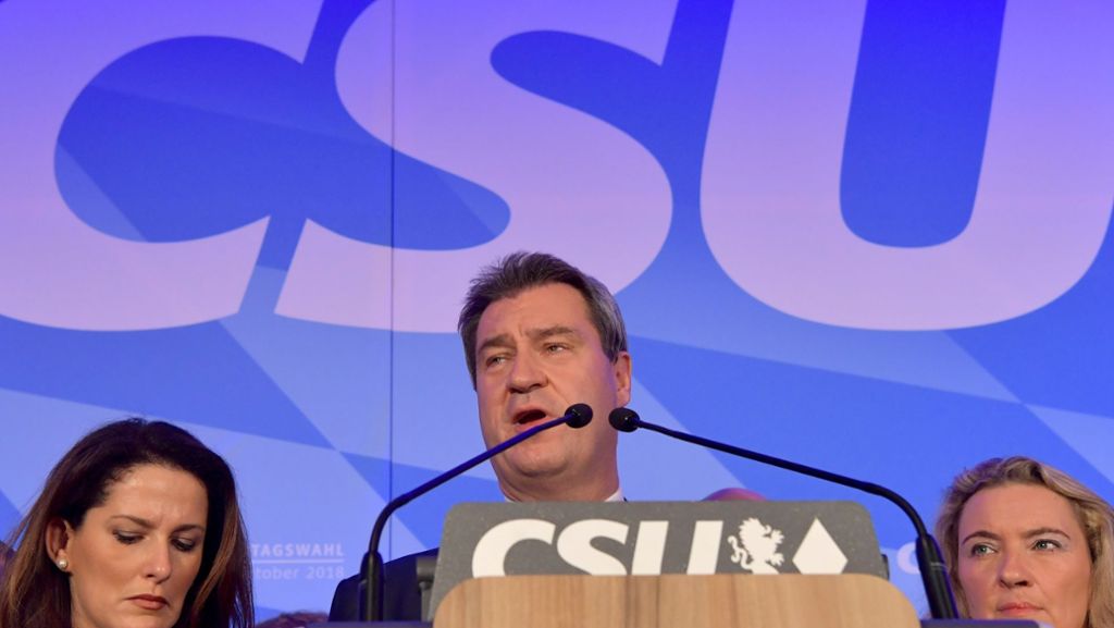 Landtagswahl in Bayern: CSU verliert absolute Mehrheit