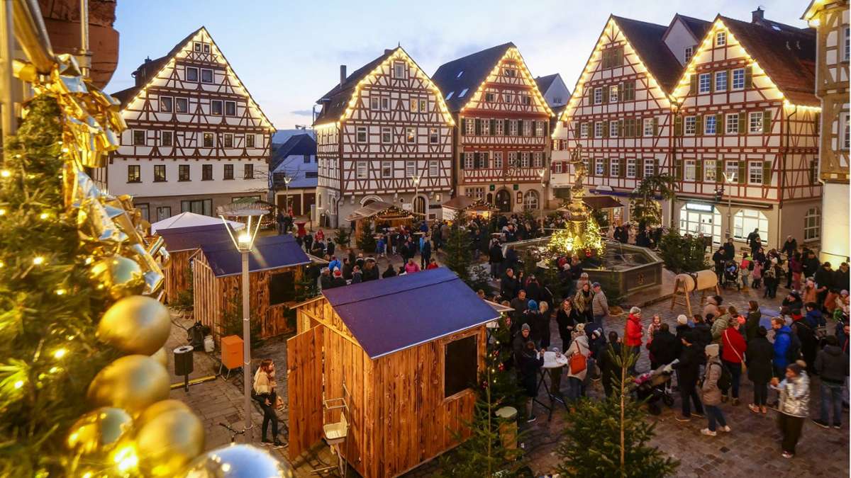 Weihnachtsstimmung zum 3. Advent: Das Wochenende lockt mit Adventsmärkten rings um Leonberg