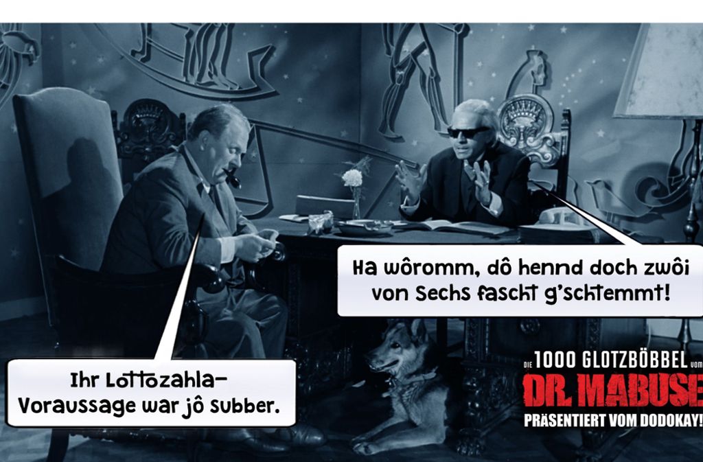 Werbebild für „Die 1000 Glotzböbbel des Dr. Mabuse“