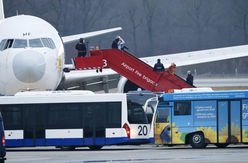 Nach einer Flugzeugentführung muss eine Maschine von Ethiopian Airlines in Genf landen. Foto: dpa