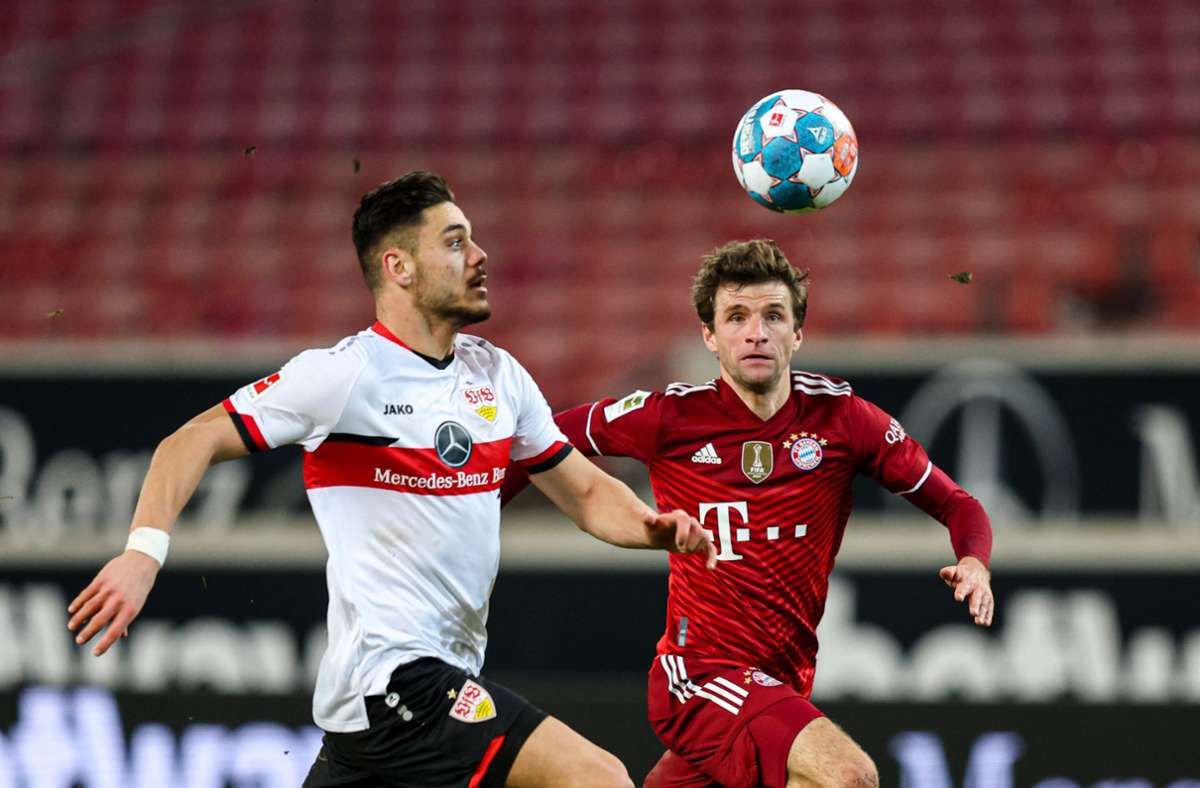 Thomas Müller überzeugte auf und neben dem Platz beim Spiel gegen den VfB Stuttgart.