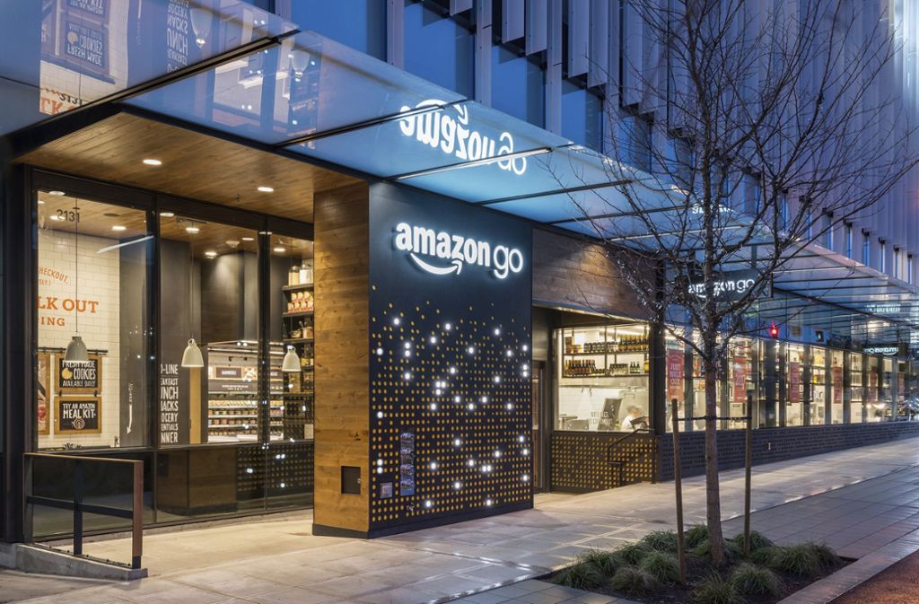 Amazons erster Supermarkt ohne Kassen öffnet in Seattle für das Publikum.