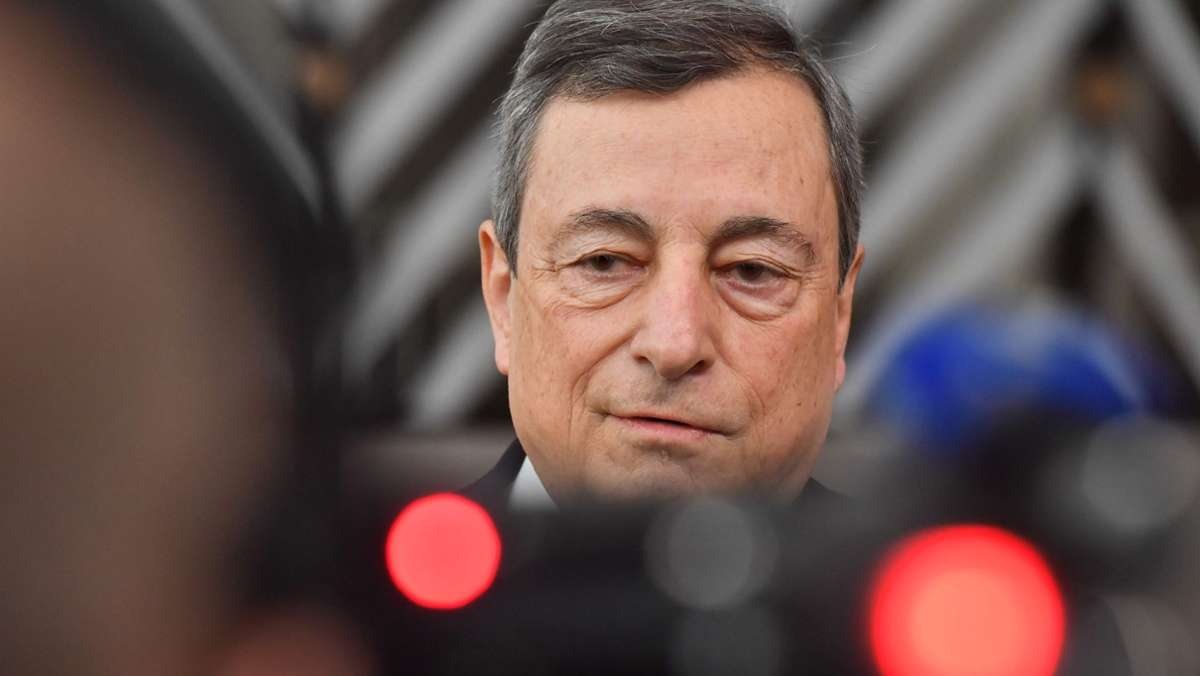 Wahlkampf in Italien: Sauer auf die Regierung – Mario Draghi hält Standpauke