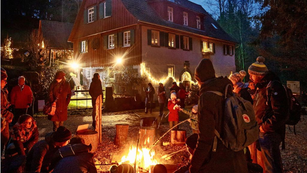 Mühlenweihnacht bei Murrhardt: Waldromantik statt Kommerz