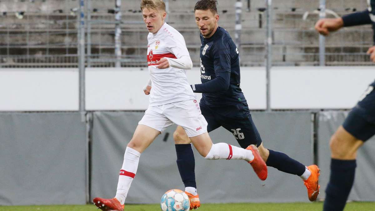 Fußball-Regionalliga: VfB Stuttgart II holt nach 0:2-Rückstand noch einen Punkt