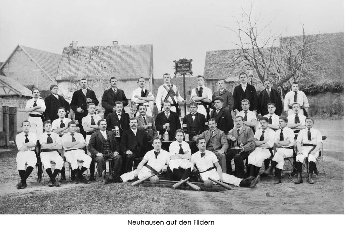 Der Turnverein Neuhausen um das Jahr 1900.