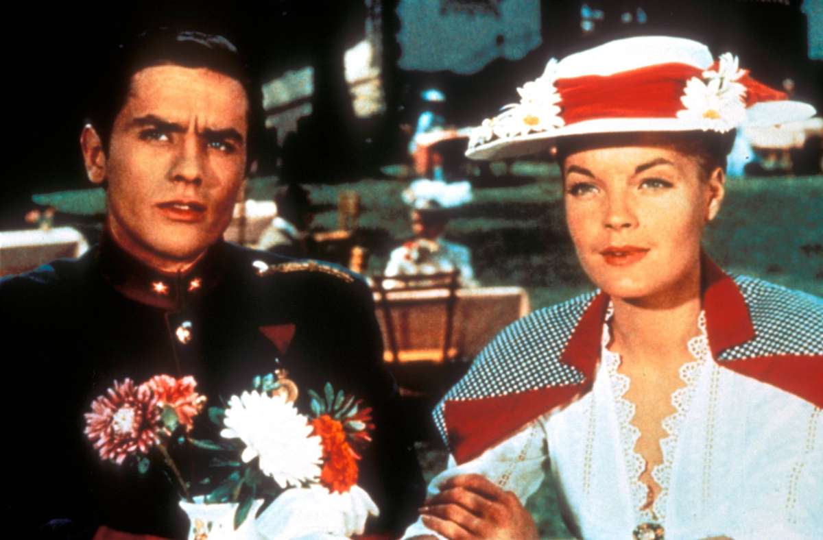 Alain Delon und Romy Schneider in „Christine“ (1958)