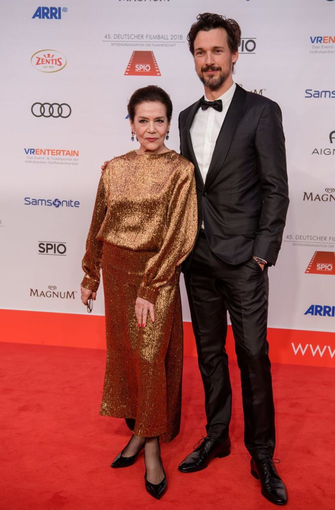 Schauspielerin Hannelore Elsner und Schauspieler Florian David Fitz waren ebenfalls beim Deutschen Filmball.