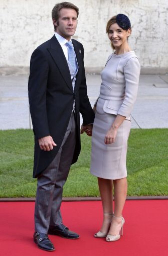 Prinz Emanuele Filiberto von Venetien und Piemont und seine Frau Clothilde
