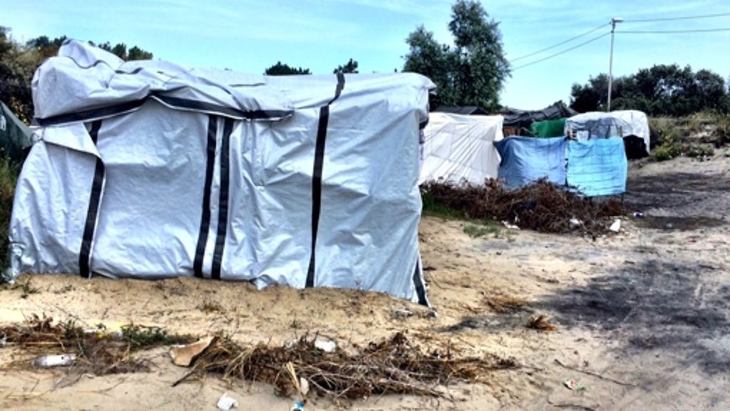 Besuch im Flüchtlingscamp in Calais: Die Verzweiflung ist  größer  als die Angst