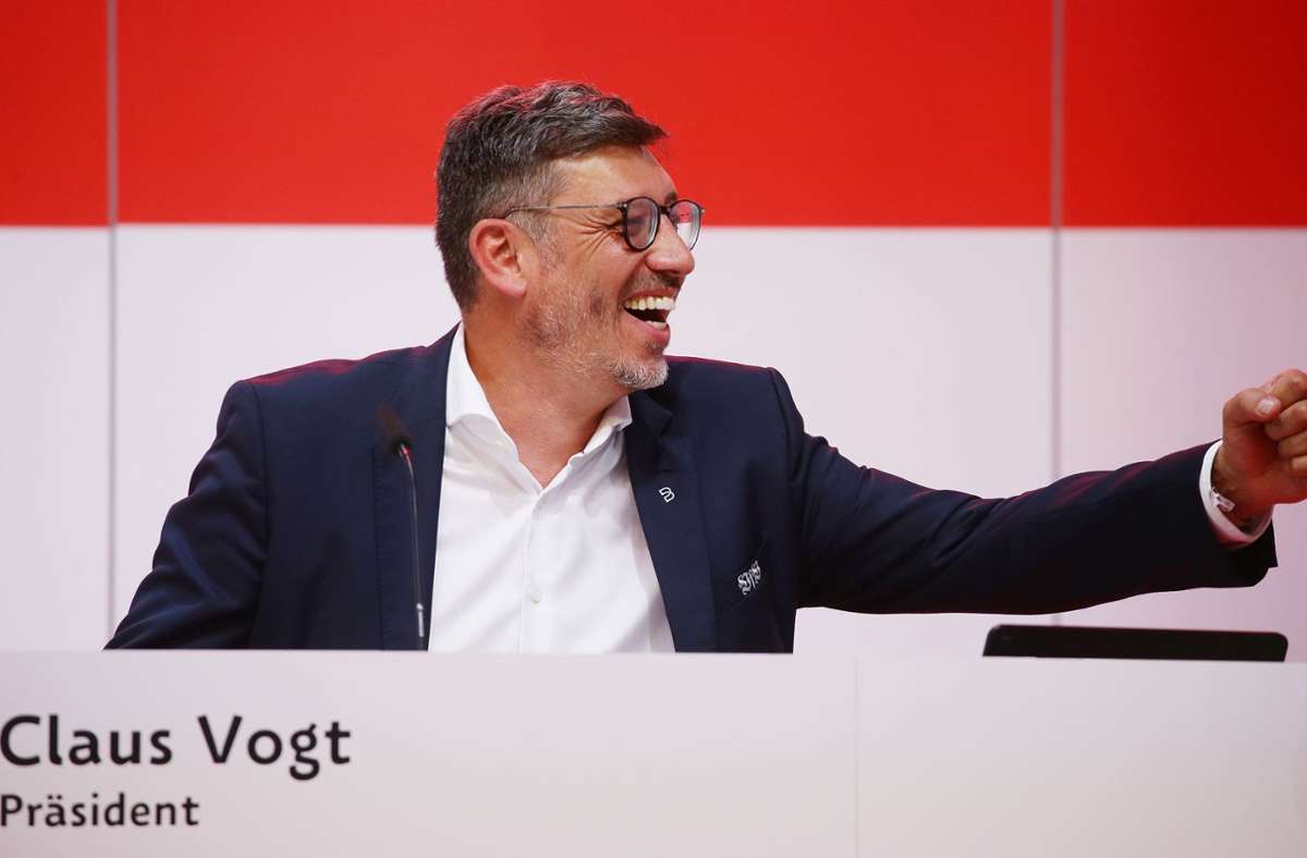 Der neue, alte Präsident des VfB Stuttgart: Claus Vogt. Foto: Pressefoto Baumann/Hansjürgen Britsch