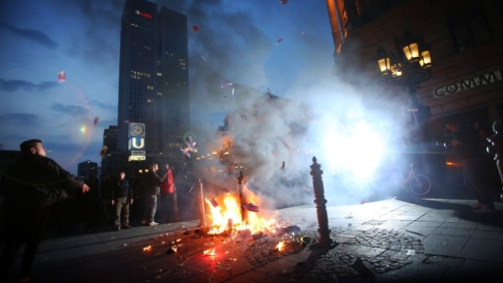 Nach Blockupy-Protesten: Relativ ruhige Nacht in Frankfurt