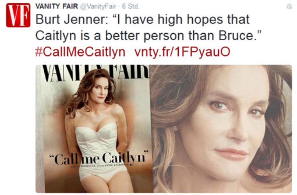 Bruce Jenner ist jetzt Caitlyn - als Frau posiert der Stiefvater von Kim Kardashian auf dem Cover der "Vanity Fair".